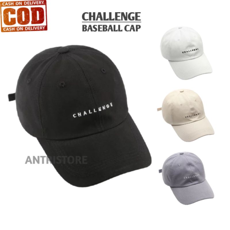COD TOPI CHALLENGE BORDIR TOPI CASUAL PRIA DAN WANITA TOPI DISTRO TOPI KEREN