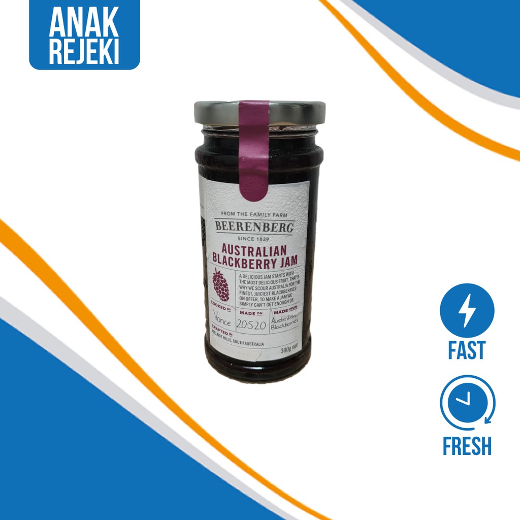 

Selai Blackberry Beerenberg Australia Premium 300gr - Berry Jam