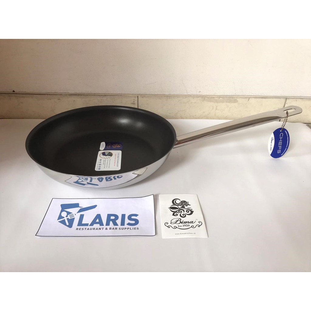 Bima Chef Stainles Steel Non Stick Frying Pan 28 cm / Teflon Bima Anti Lengket