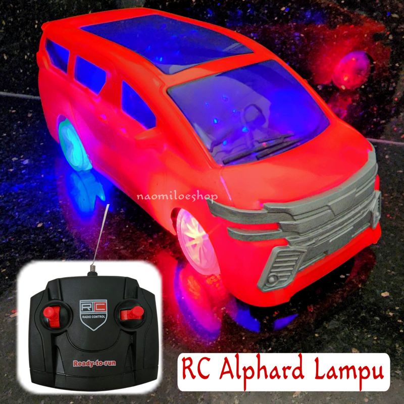 ALPHARD RC LAMPU + WARNA warni MAINAN ANAK MOBIL REMOTE CONTROL RC BALAP ALPHARD MURAH/MOBIL REMOT K