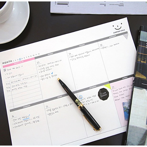 

Weekly Planner A4 Everyday Smile