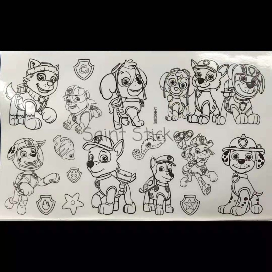 

sticker image sticker book - buku gambar stiker tempel stiker karakter