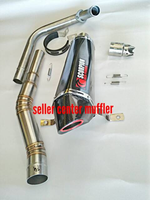 Knalpot racing scorpion