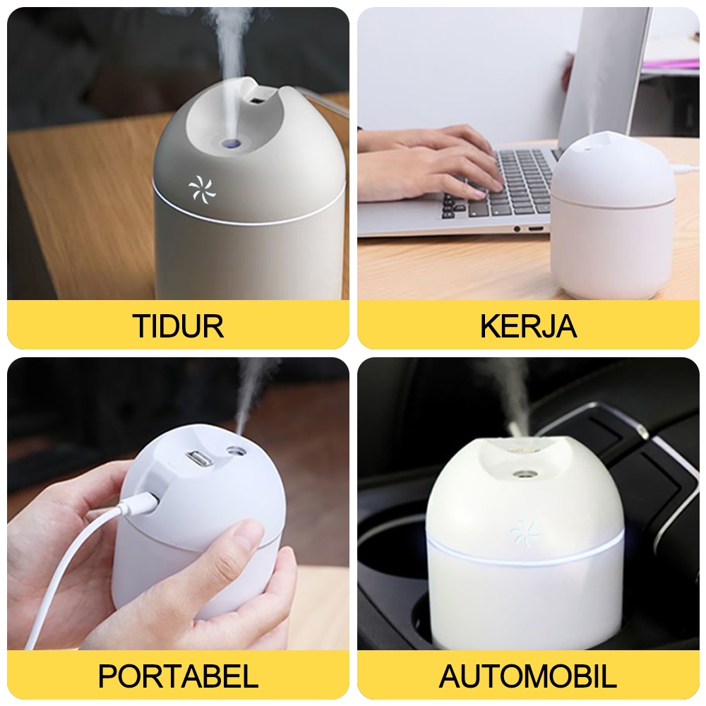 Mini Diffuser Humidifier Air Purifier Aromatherapy Essential Oil Difuser