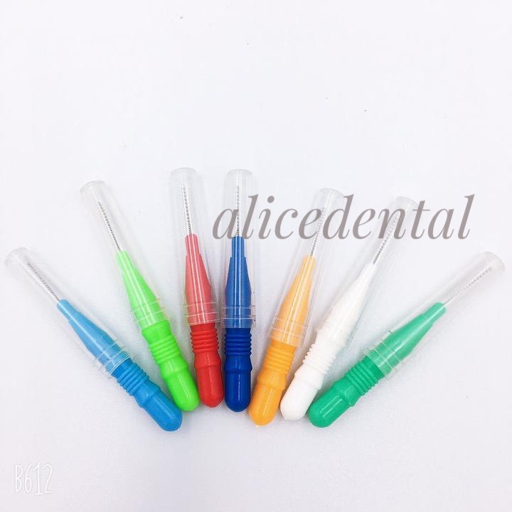 Alice dental interdental brush sikat pembersih sela celah gigi ortho behel tusuk gigi tooth pick dental floss kawat gigi