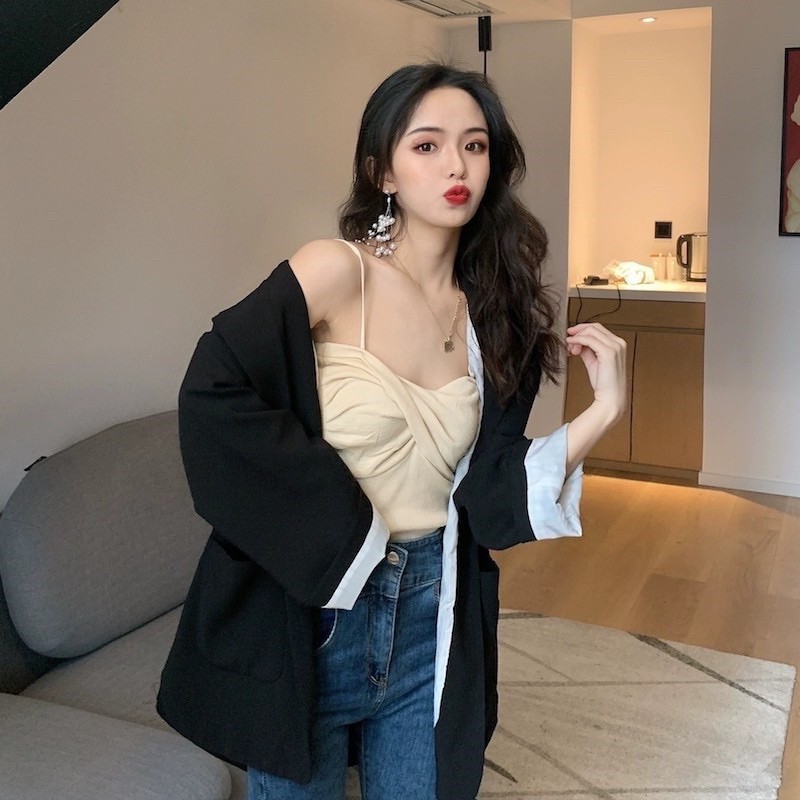 Nicebra Tank Top Olivia Bahan Rajut Pakaian Wanita Import Style Korea 4038