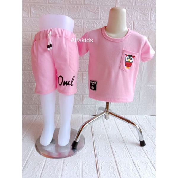 SETELAN ANAK//SETELAN TERBARU set owl