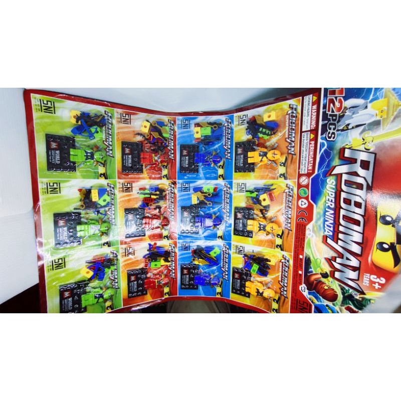 Lego super ninja/ mainan Lego ninja roboman isi 12pcs