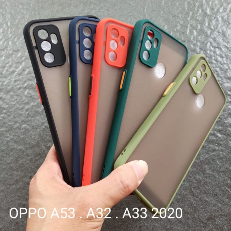 Slikon terbaru tipe Hp Oppo a53/a33 My Choise Case Dove Bumper Aero Fuze Macaron