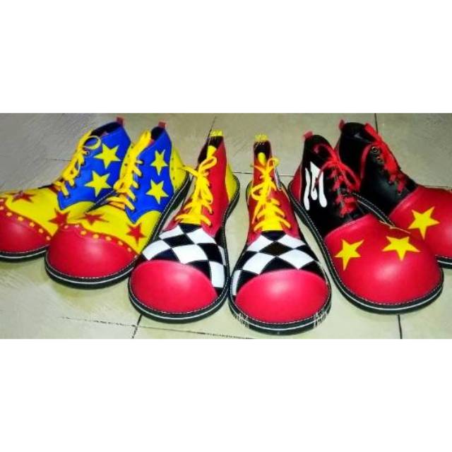 Sepatu badut/clown shoes lucu pesta ulang tahun