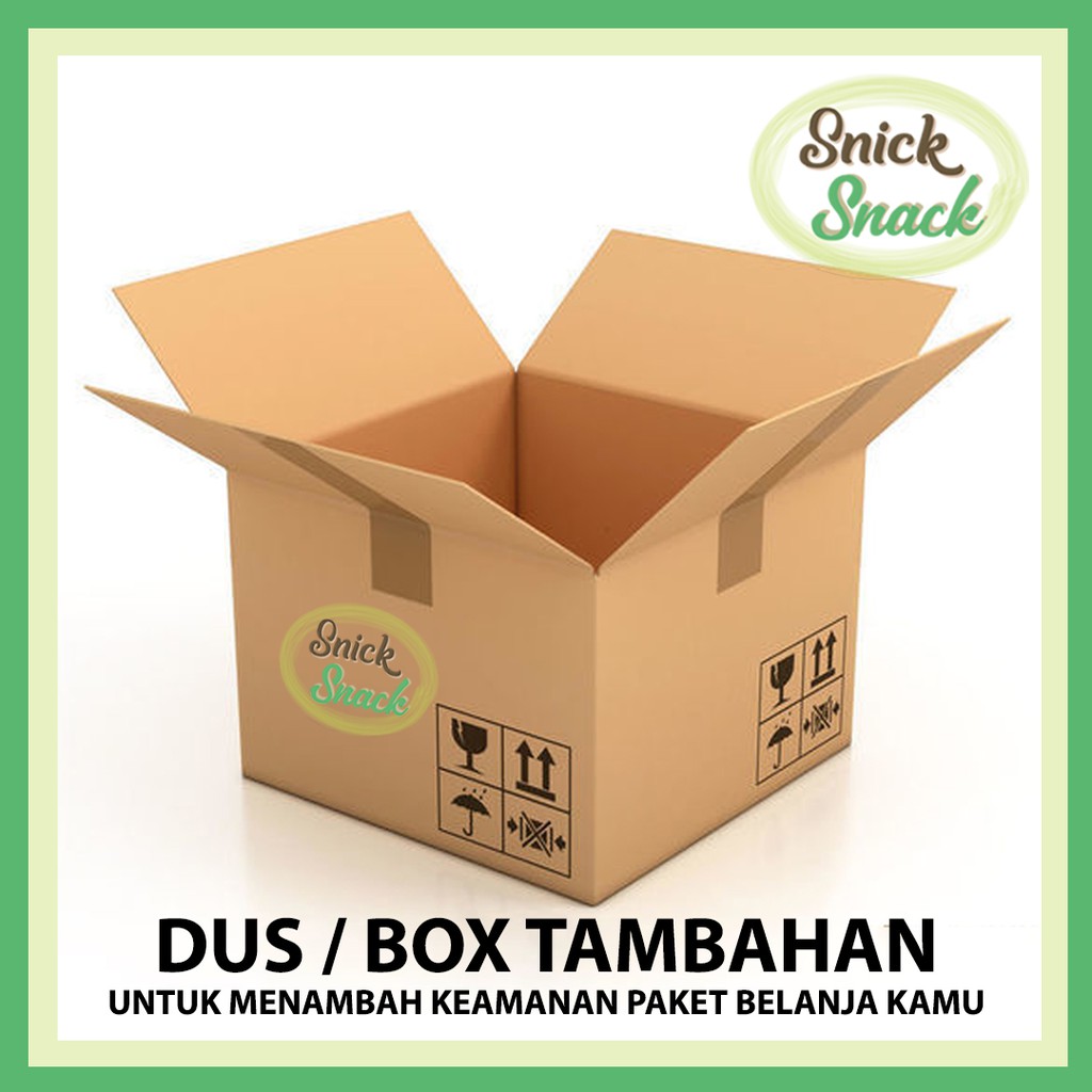 

Kemasan Kotak Dus / Box Tambahan untuk Paket Aman disarankan untuk barang yang mudah rusak remuk