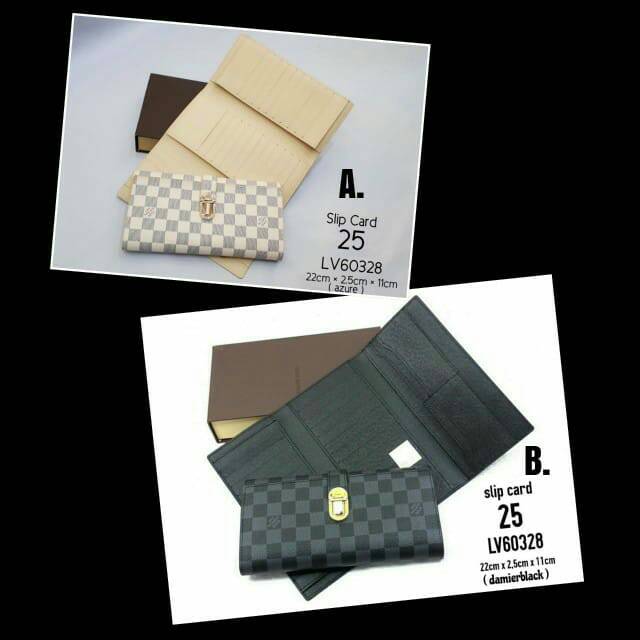 Dompet Louis Vuitton Lipat-3 Klip #60328/02-YS