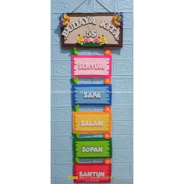 hiasan dinding kelas 5/6S