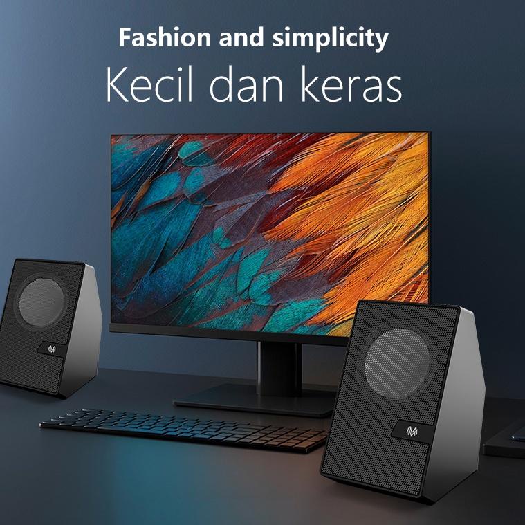 ↑7a Ready❆↑ Speaker laptop multimedia bass Speaker D7 surround stereo - Garansi Resmi 1 Tahun 66 ✬