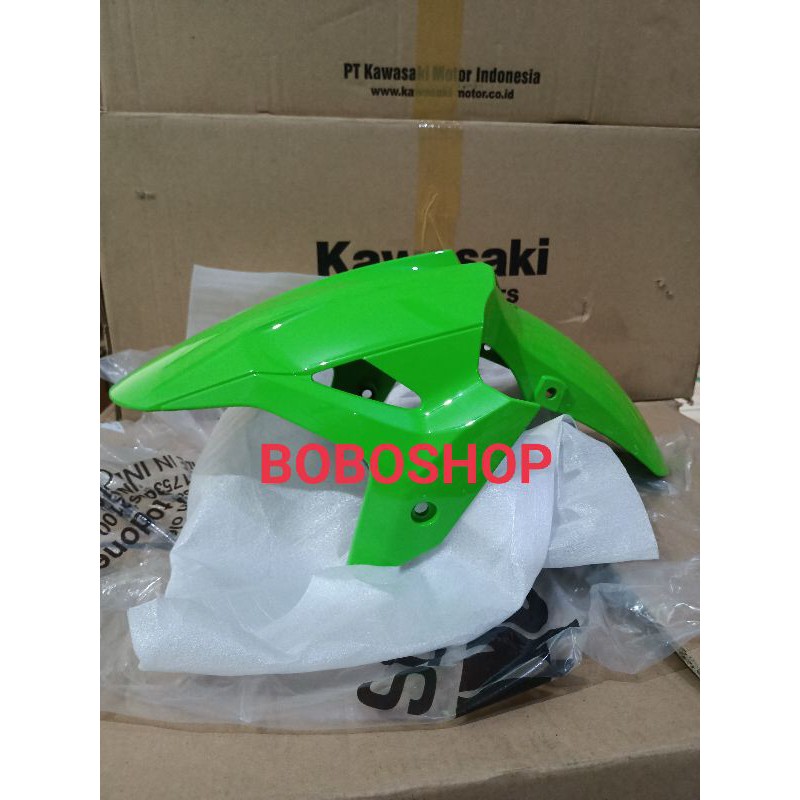 spakbor slebor depan hijau Ninja 250 fi new original