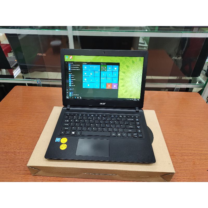 Laptop Second Acer Aspire ES1-432 HARDISK 500GB gress windows 10 terbaru WFH KANTOR KERJA KULIAH DARING