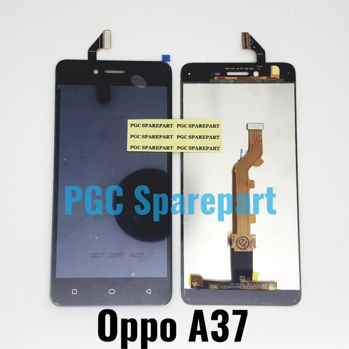 Original Oem Lcd Touchscreen Fullset Oppo A37 Size 5" A37W Neo 9 Neo9 - Putih F2B4