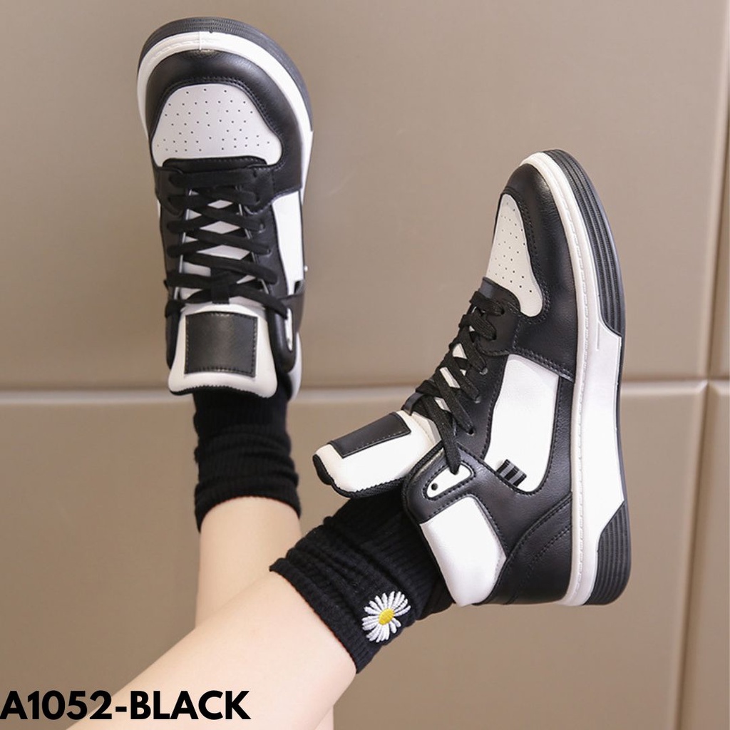 SNEAKERS WANITA PANCARKAN AURA KEREN CEWEK MAMBA VIBESNYA BUKAN MAEN BAHAN PU IMPORT A1052