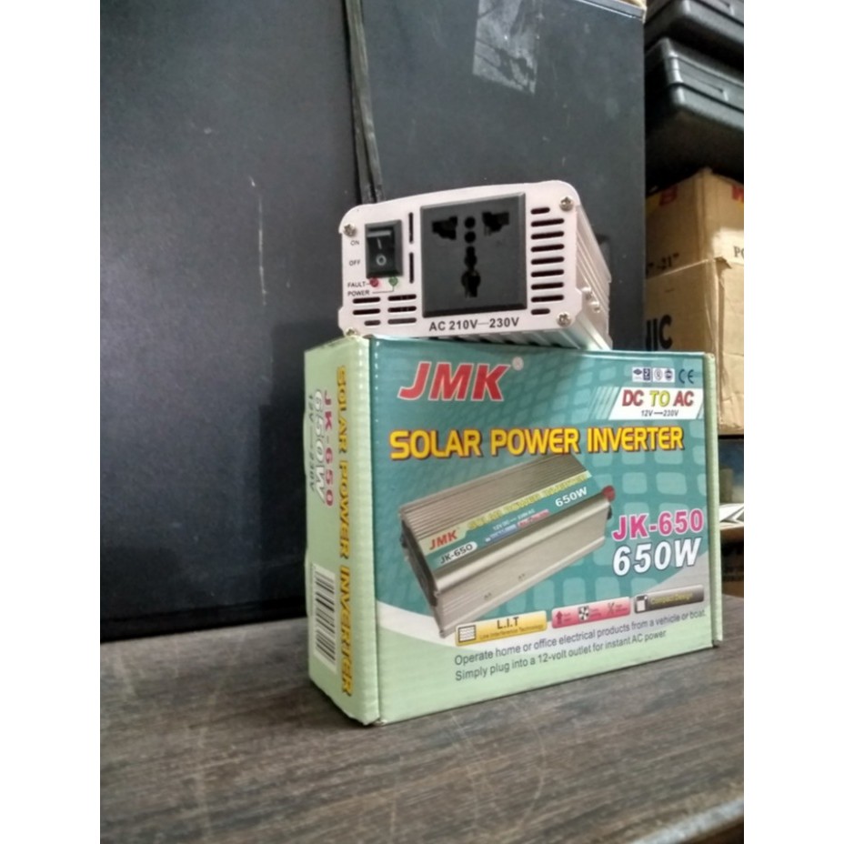 Power Inverter JMK JK 650 650w ubah arus dc ke ac