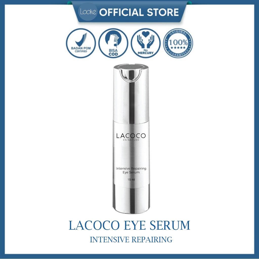 COD Lacoco Intensive Treatment Eye Serum MATA PANDA pencerah Kelopak Mata garis halus kerutan
