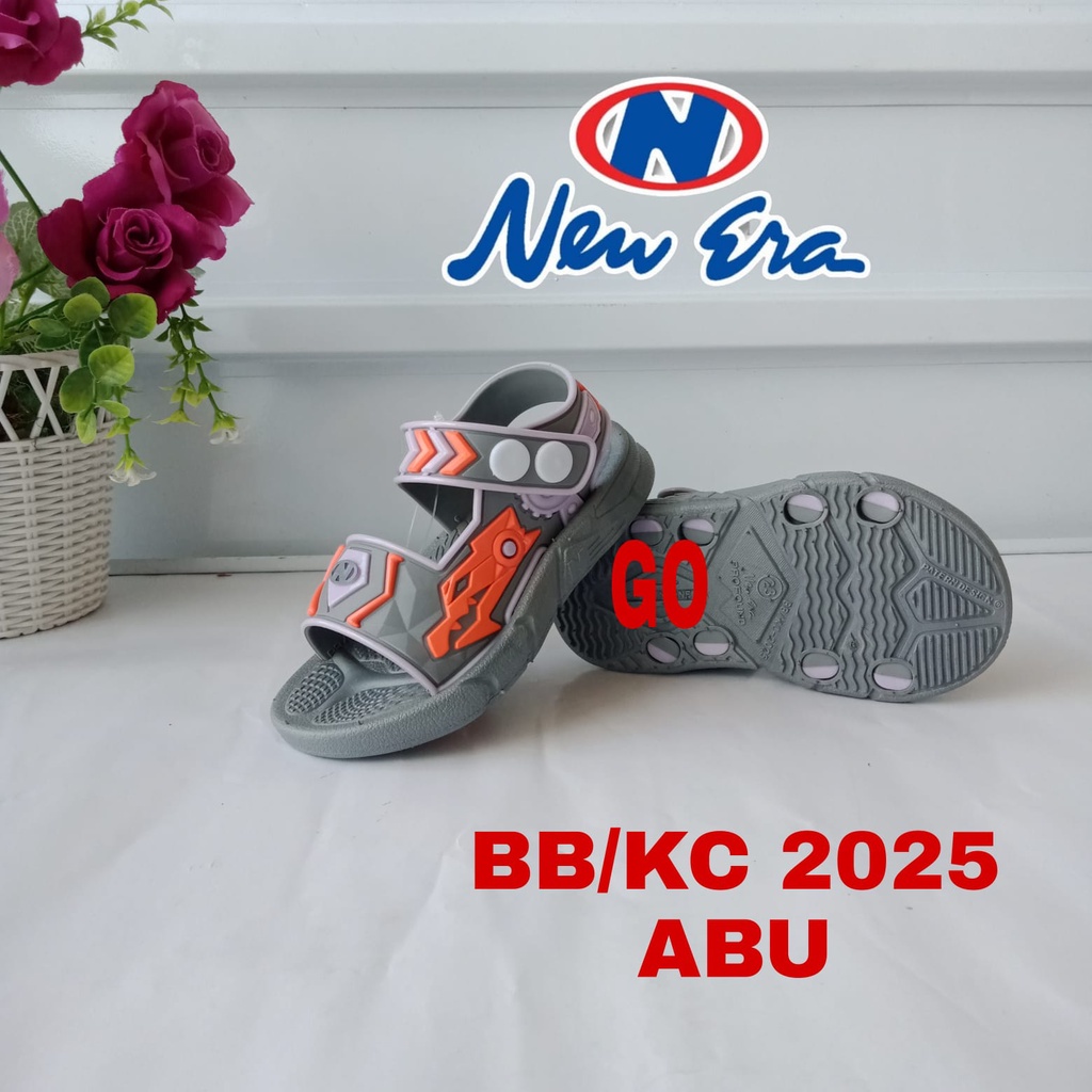 gof NEW ERA BB/KC 2025 Sandal Gunung Anak Laki-laki New Era size 21-25