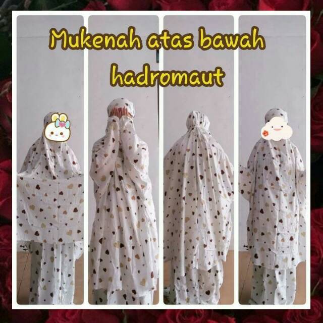 Mukenah Potongan / mukenah syari / mukenah atas bawah / grosir mukenah