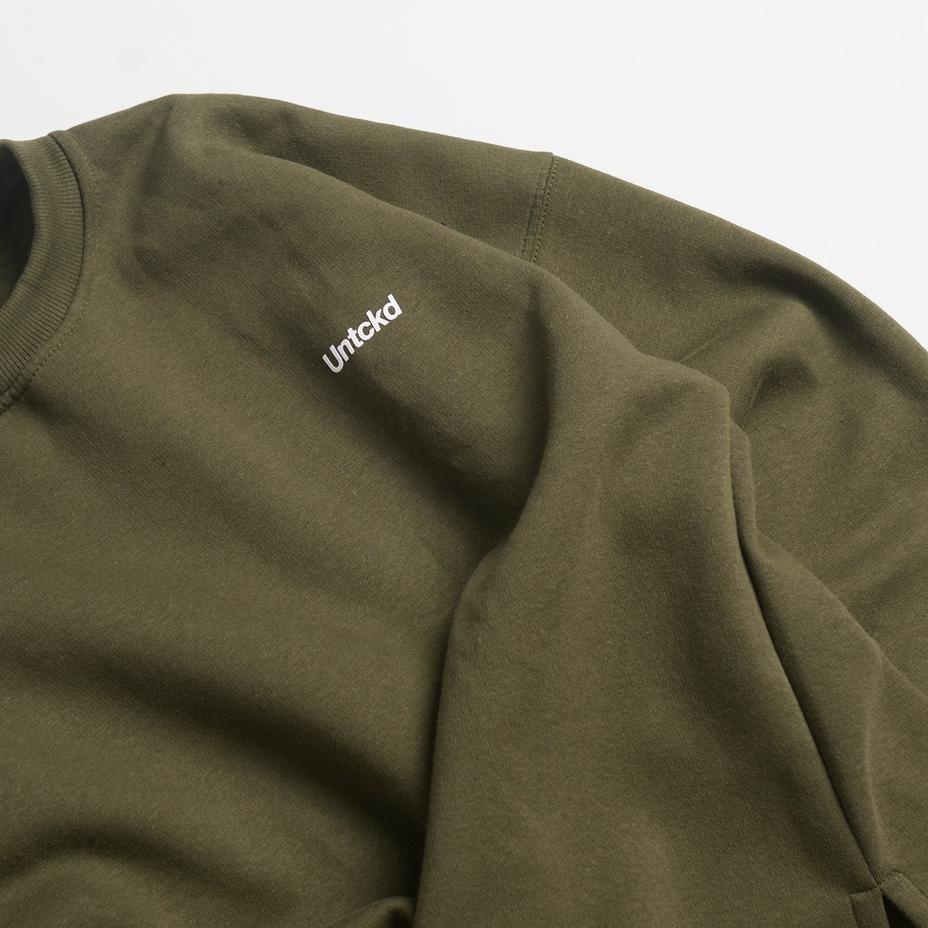 Terlaris.. UNTCKD Summit Flare Crewneck Green