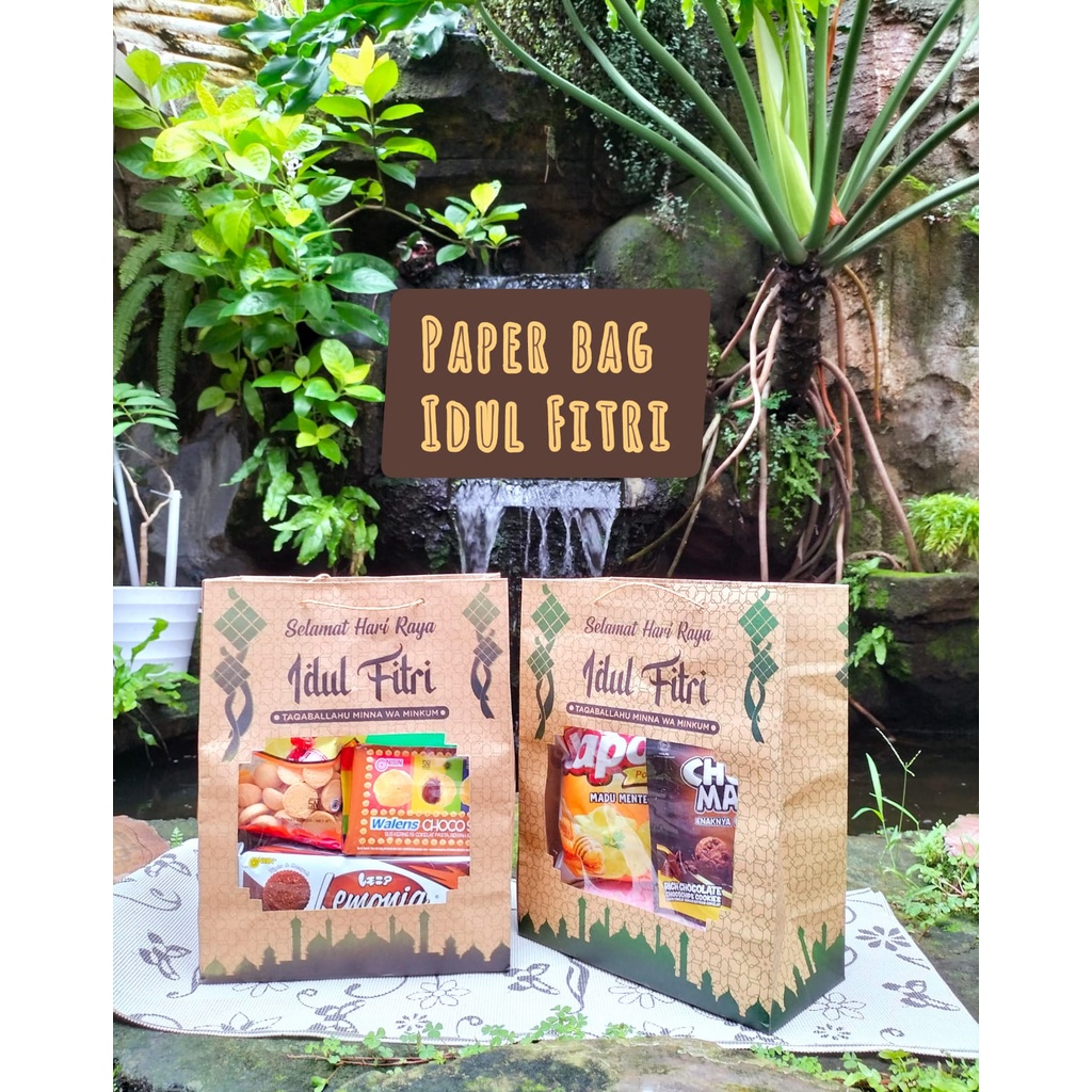 

Paper Bag Mika Idul Fitri / tas kertas hampers lebaran