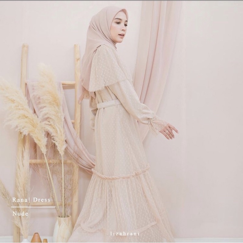 Rana dress nude lizahrani preloved