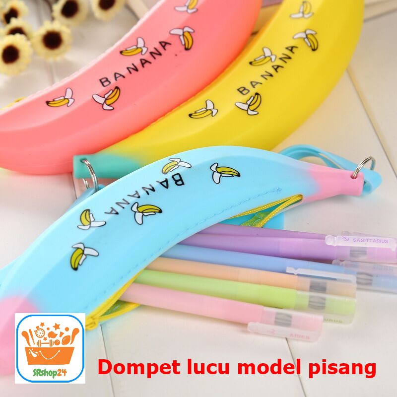 Dompet Koin Pisang / Banana Coin Pouch Lucu Suvenir Sekolah - 1 pc