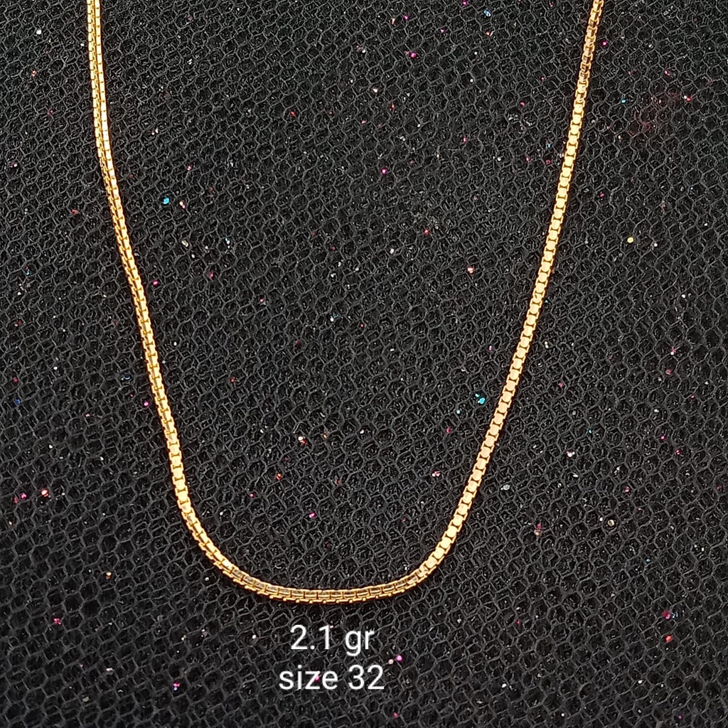 Kalung Emas 17K - Anak 2.1 gr Kadar 750 - 40