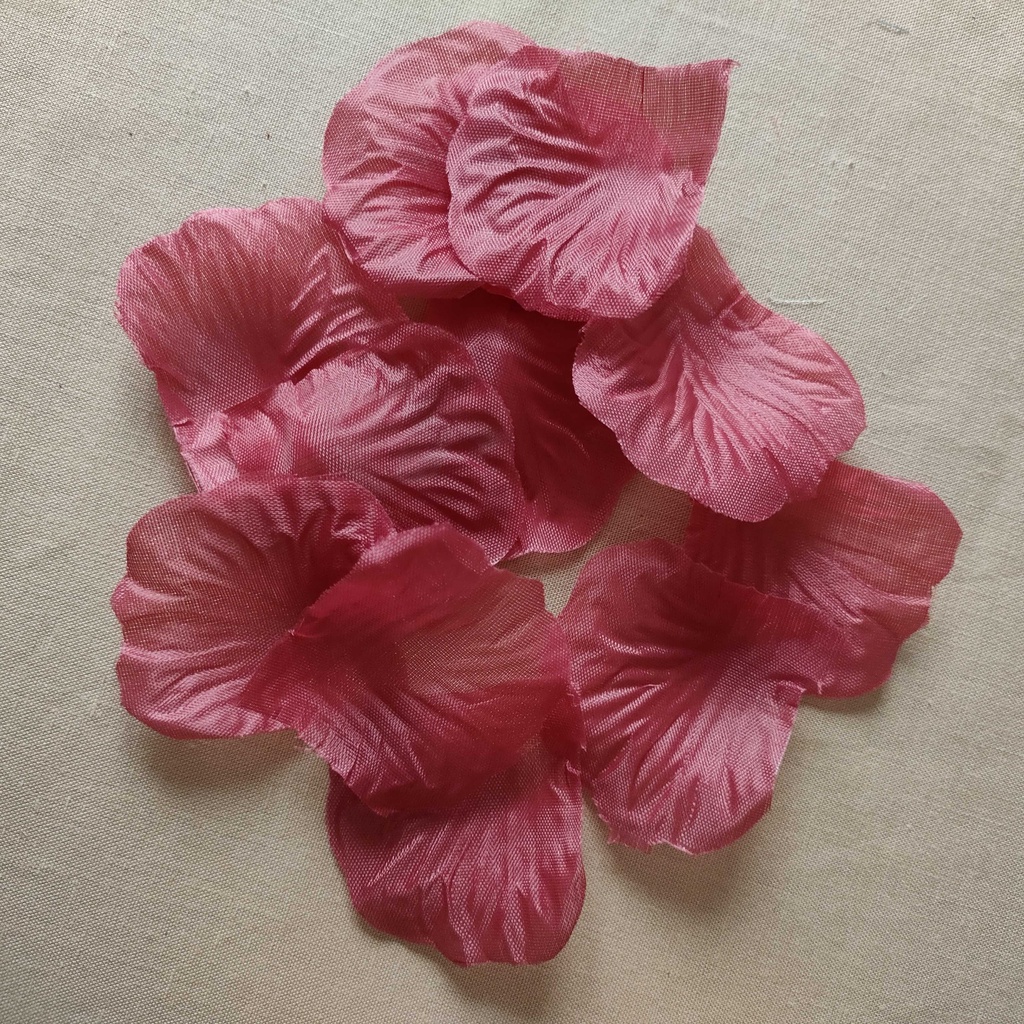 Artificial Flower Rose Petals Kelopak Bunga Mawar Buatan Plastik Dekorasi Hias