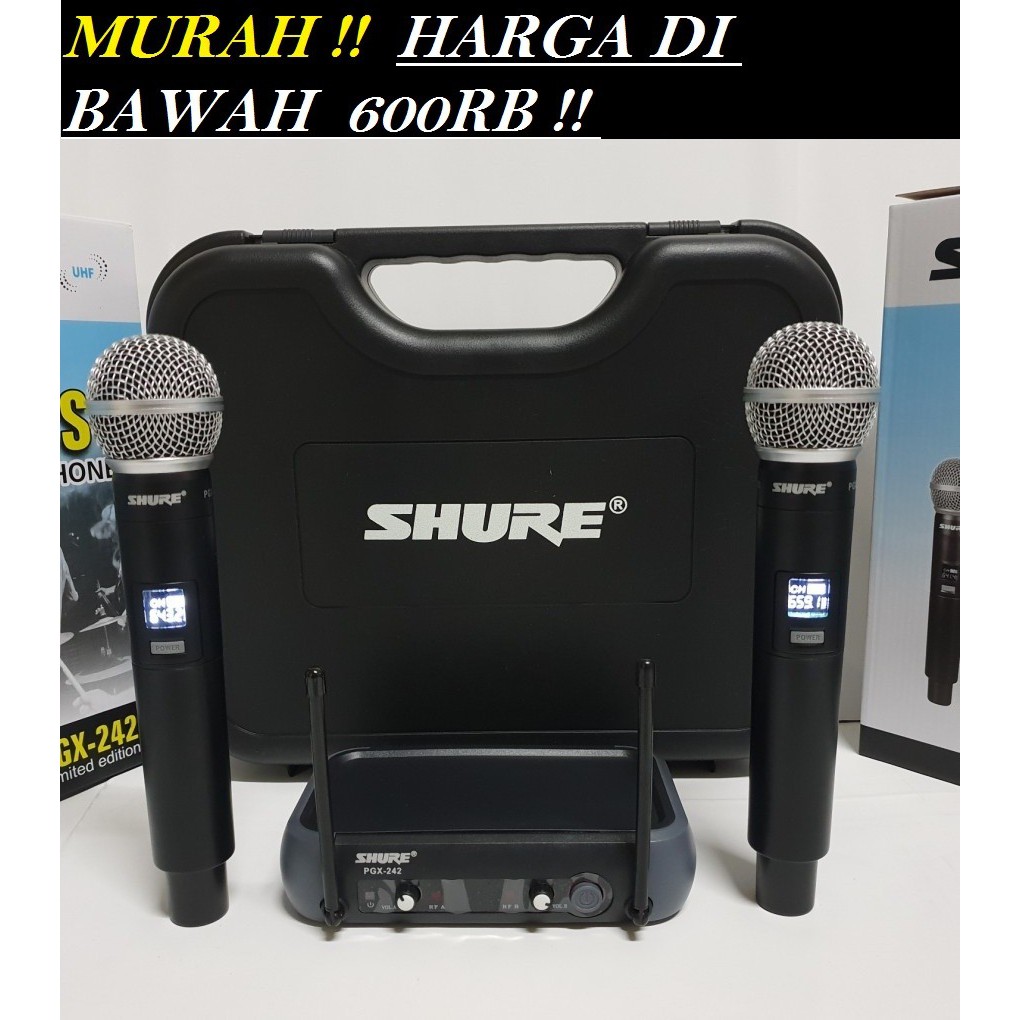 MIC SHURE PGX 242/PGX 242 WIRELESS MICROPHONE