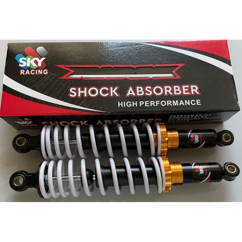 HITAM-SHOCKBREAKER 811 SERIES SKY RACING / SHOCK BREAKER BELAKANG 280MM JUPITER NEW VEGAZR VEGA R NEW CRYPTON FORCE ONE ZR PERENDAM KEJUT