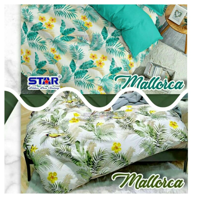 mallorca / sprei star/ kain sprei meteran