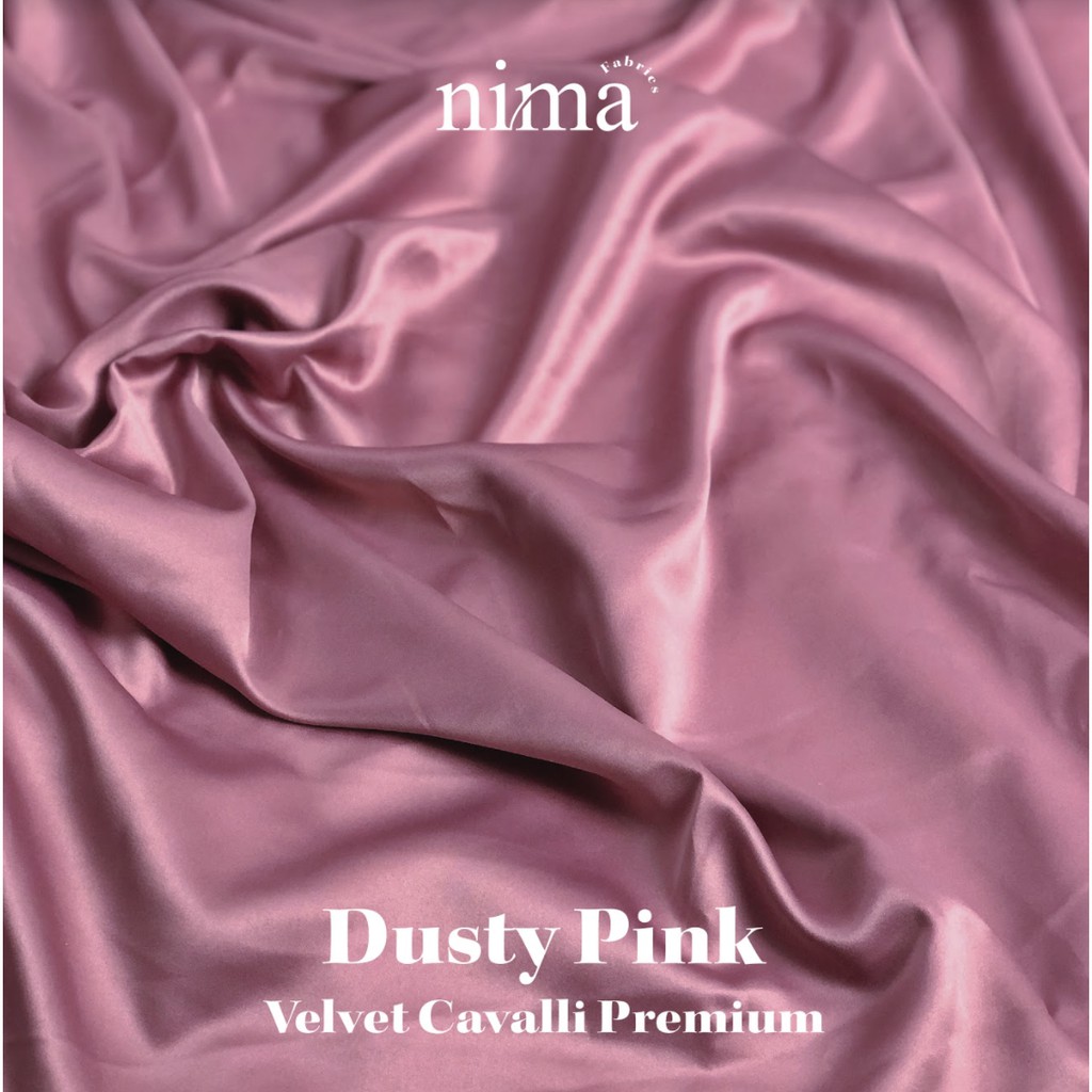 1 meter Kain Satin Silk Velvet Premium Dress Hijab Bridesmaid (series 01)