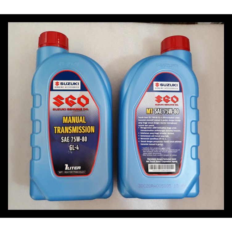 OLI TRANSMISI SGO SAE 75W/80 GL-4 1LITER BOOM SALE