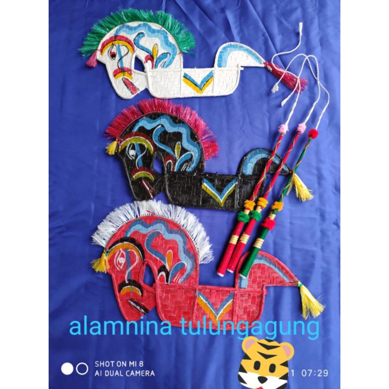 setelan kaos reog kuda lumping cambuk