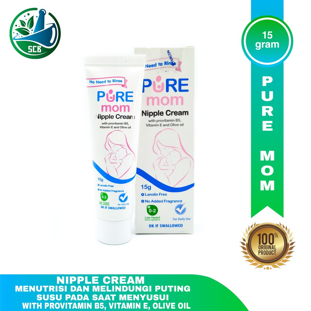 Pure Mom Nipple Cream 15 Gram
