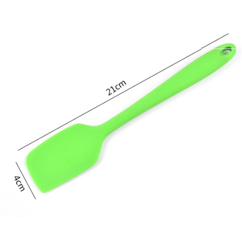 21cm Integrated Silicone Spatula / Heat Resistant  Baking Cookie Pastry Scraper / Food Grade Cream Scraper