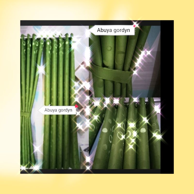 Gorden jendela minimalis gorden pendek gorden motif minimalis polkadot Gorden polos tebal murah gord
