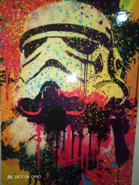 Pajangan Dinding Kayu Hiasan Dinding Rumah Poster Kayu Printing Pop Art