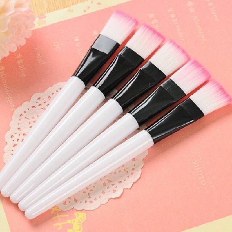 `ღ´ PHINKL `ღ´ Kuas masker wajah Pink oles mask brush makeup kosmetik skincare