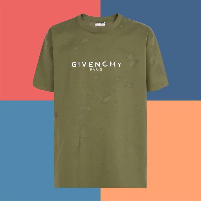 givenchy paris t shirt destroyed