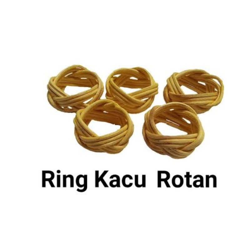 Ring Kacu Hasduk Rotan @per 10pcs