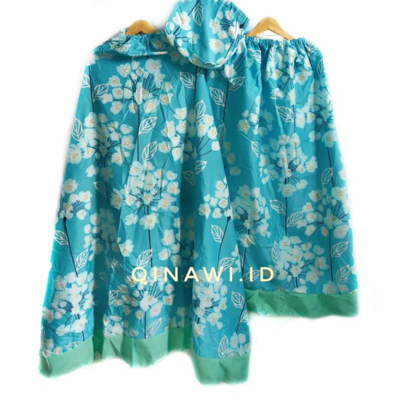 MUKENA ANAK PEREMPUAN  KATUN ADEM MOTIF KARTUN USIA 5 6 7 8 TAHUN size M L dan XL-TOSCA BUNGA