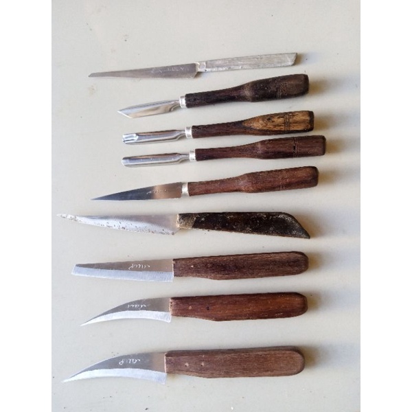 dapat 9 pisau rias ukir buah 1 set murah banyak