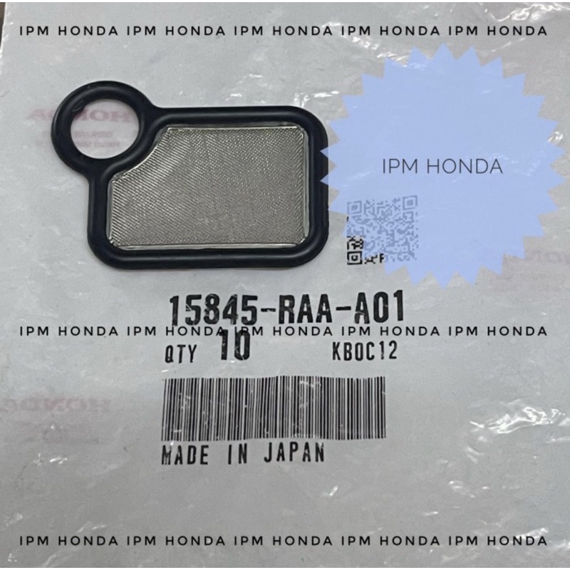 15845 RAA Original Filter Sil Seal Oring Vtec VTC Depan Accord CM5 Civic FD2 Odyssey RB1