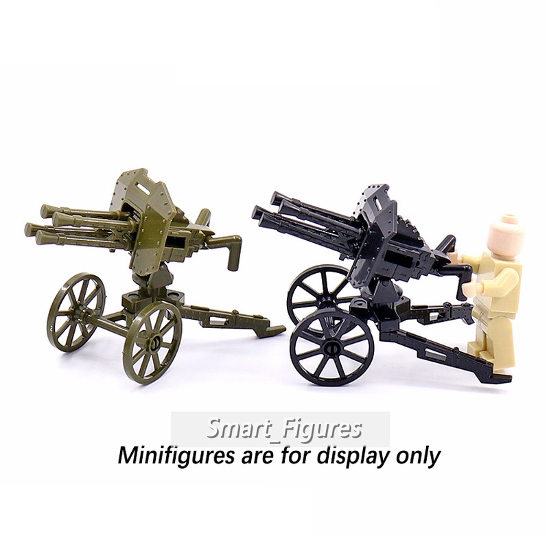 Aksesoris Mainan Minifigure Hadiah Ukuran Sekitar 45mm Angka Mini Peralatan Senjata Berat Bazooka Collection