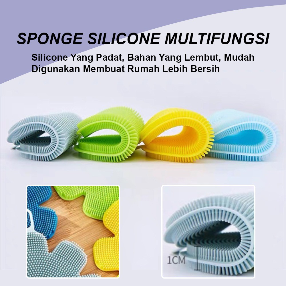 Spon Silikon Cuci Piring / Silikon Cuci Piring / Sponge Cuci Piring